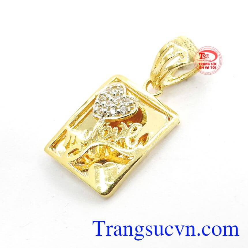 Mặt dây My love, mặt dây chuyền vàng Mặt dây My love, mặt dây chuyền vàng