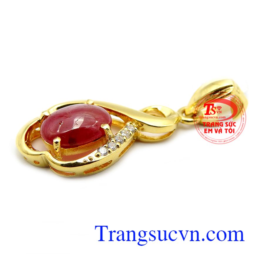 Mặt d&acirc;y ruby, mặt d&acirc;y chuyền ruby