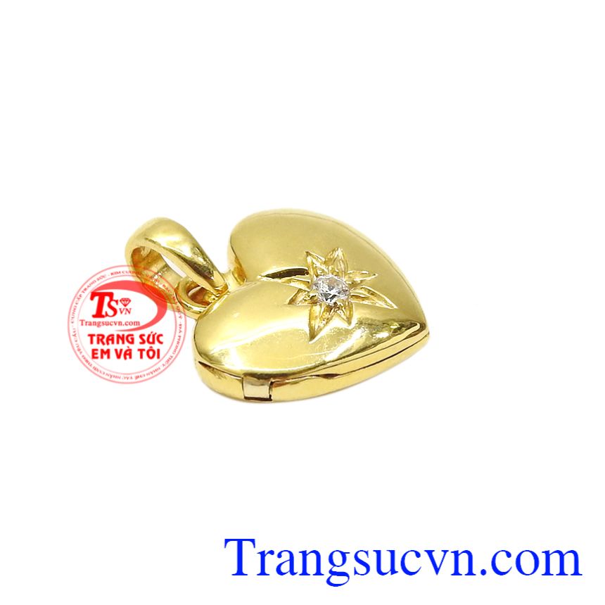 Mặt dây trái tim mến thương, Mặt dây chuyền vàng, Mặt dây nữ thời trang Mặt dây trái tim mến thương, Mặt dây chuyền vàng, Mặt dây nữ thời trang