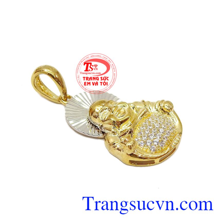 Mặt phật di lặc vàng, mặt dây chuyền vàng