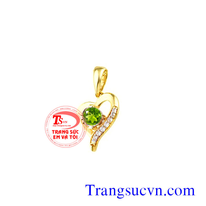 Mặt vàng đá peridot theo mệnh, mặt dây peridot Mặt vàng đá peridot theo mệnh, mặt dây peridot
