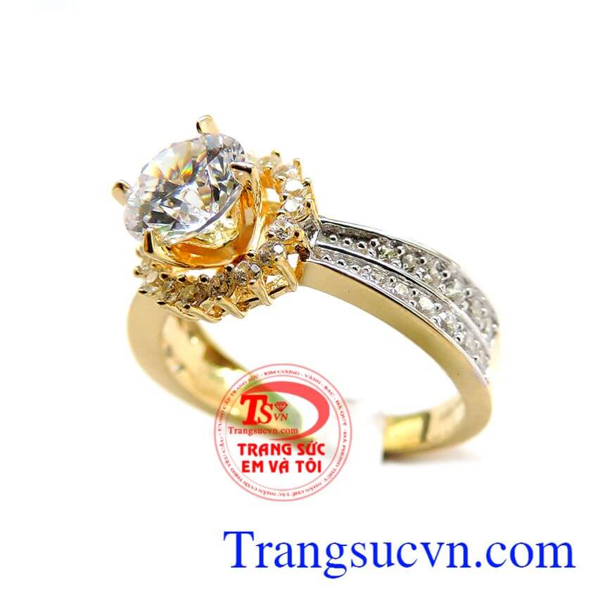Nhẫn gắn đá đẹp nữ vàng, nhẫn nữ đẹp Nhẫn gắn đá đẹp nữ vàng, nhẫn nữ đẹp