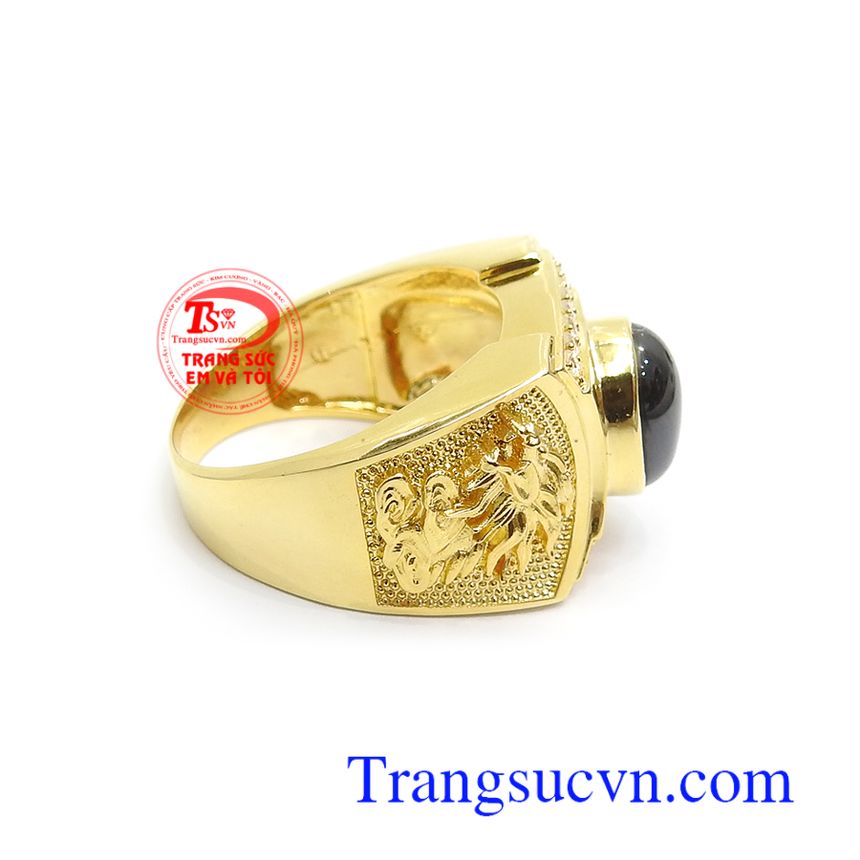 Nhẫn Nam 14k Thời Thượng, nhẫn nam vàng tây Nhẫn Nam 14k Thời Thượng, nhẫn nam vàng tây