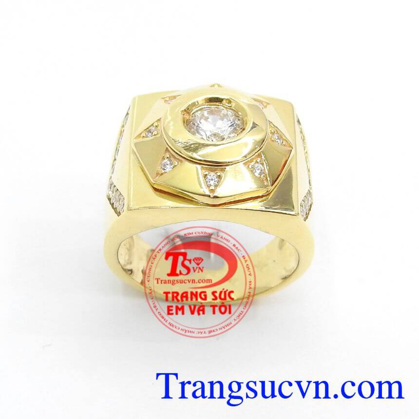 Nhẫn Nam Đính Đá Độc Đáo, nhẫn nam đẹp Nhẫn Nam Đính Đá Độc Đáo, nhẫn nam đẹp