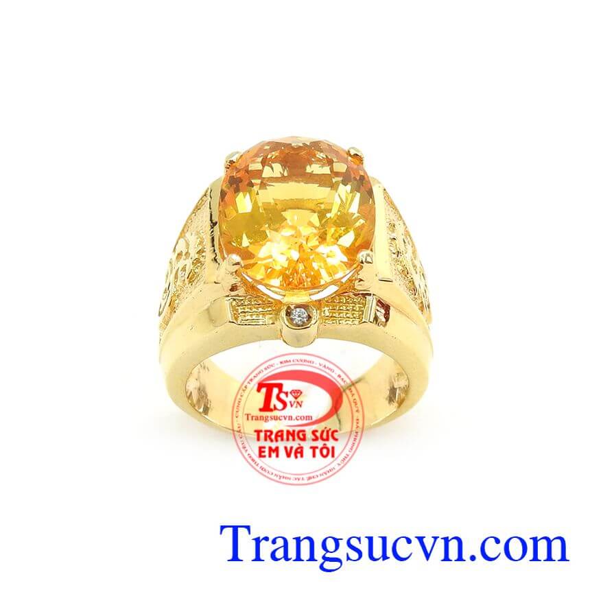 Nhẫn Nam Thạch Anh Cá Tính, nhẫn nam đẹp Nhẫn Nam Thạch Anh Cá Tính, nhẫn nam đẹp