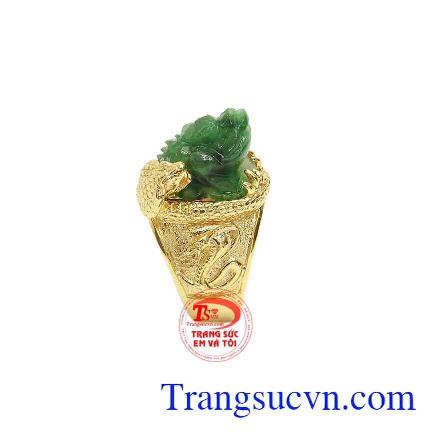 Nhẫn nam thiềm thừ may mắn, nhẫn nam đẹp