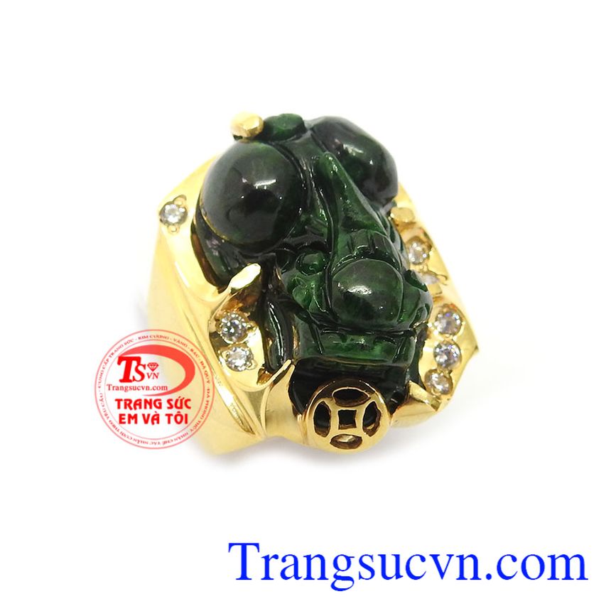 Nhẫn nam tì hưu Jadeite, nhẫn nam đẹp Nhẫn nam tì hưu Jadeite, nhẫn nam đẹp