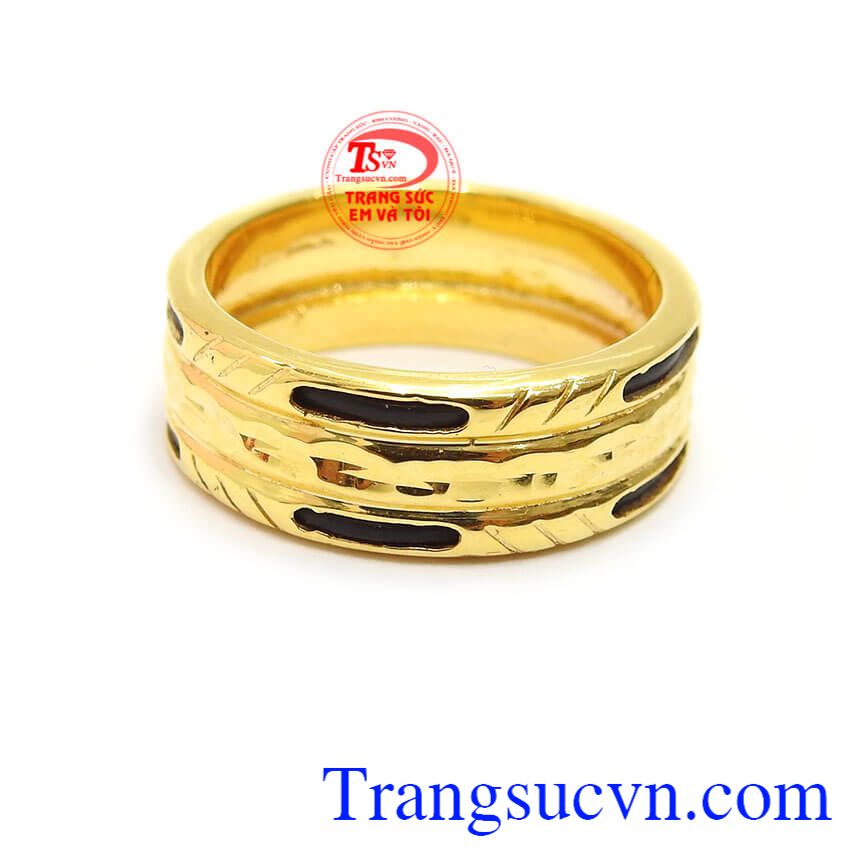 Nhẫn nam vàng tây may mắn, nhẫn nam đẹp Nhẫn nam vàng tây may mắn, nhẫn nam đẹp
