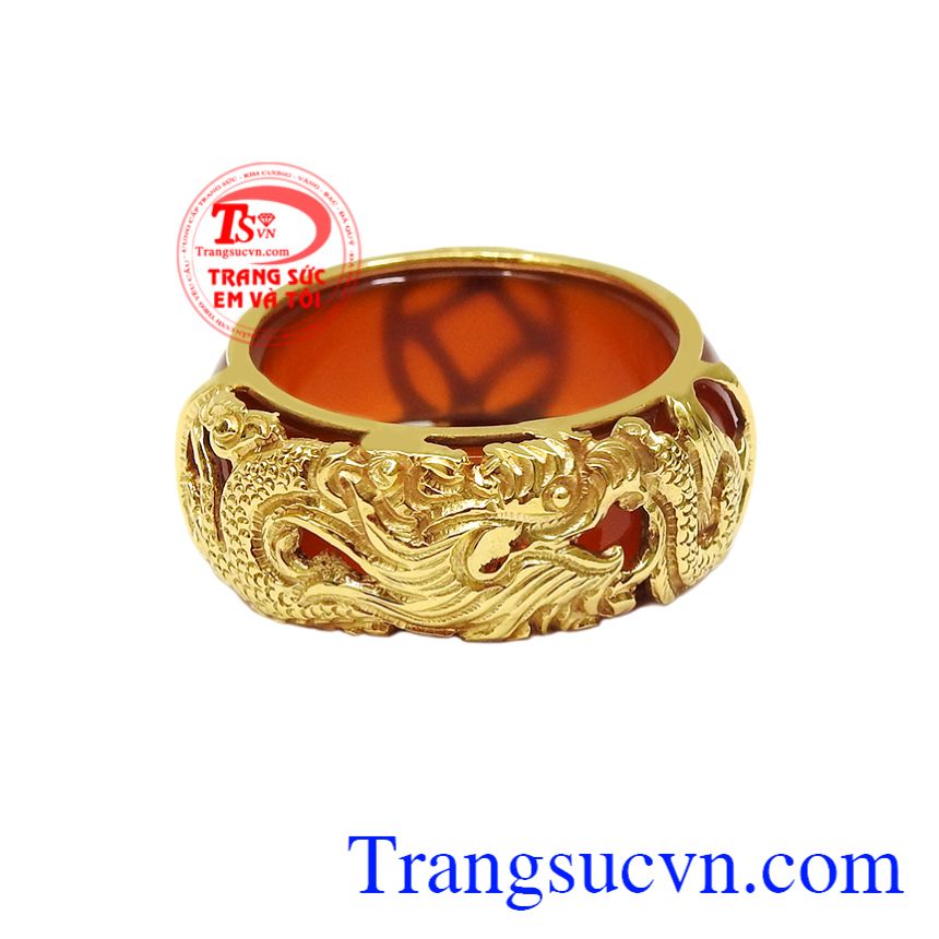 Nhẫn ngọc bọc rồng vàng đẹp, Nhẫn ngọc bọc vàng, Nhẫn vàng tây sang trọng Nhẫn ngọc bọc rồng vàng đẹp, Nhẫn ngọc bọc vàng, Nhẫn vàng tây sang trọng