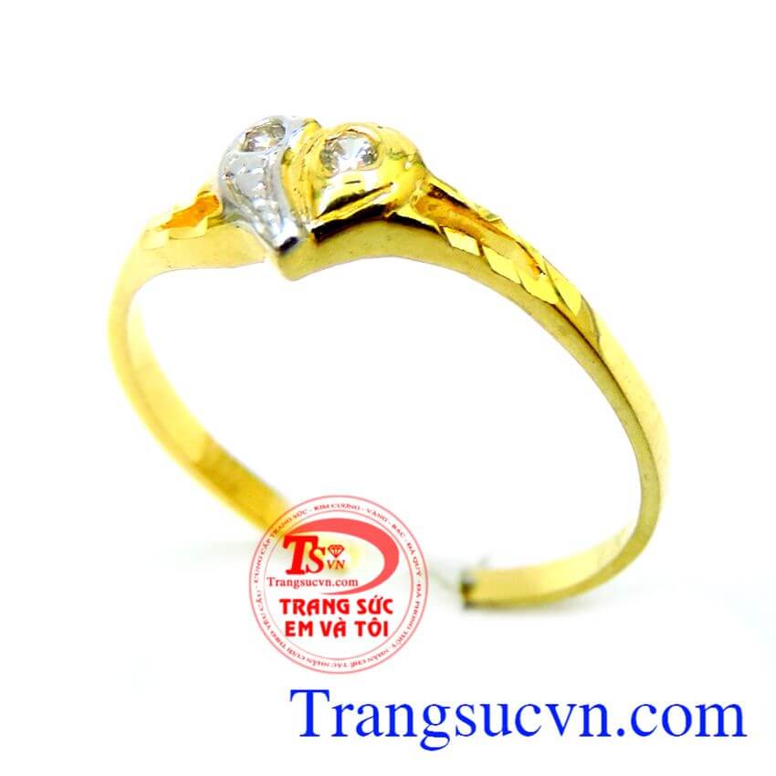 Nhẫn nữ âm dương dao hòa, nhẫn nữ vàng Nhẫn nữ âm dương dao hòa, nhẫn nữ vàng