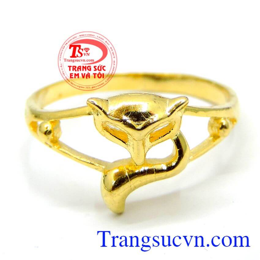Nhẫn nữ hồ ly, nhẫn nữ vàng Nhẫn nữ hồ ly, nhẫn nữ vàng