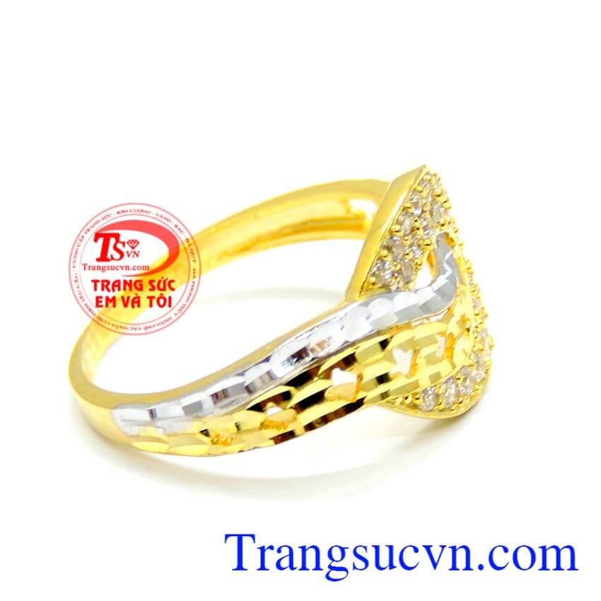 Nhẫn nữ vàng đan sinh, nhẫn nữ vàng