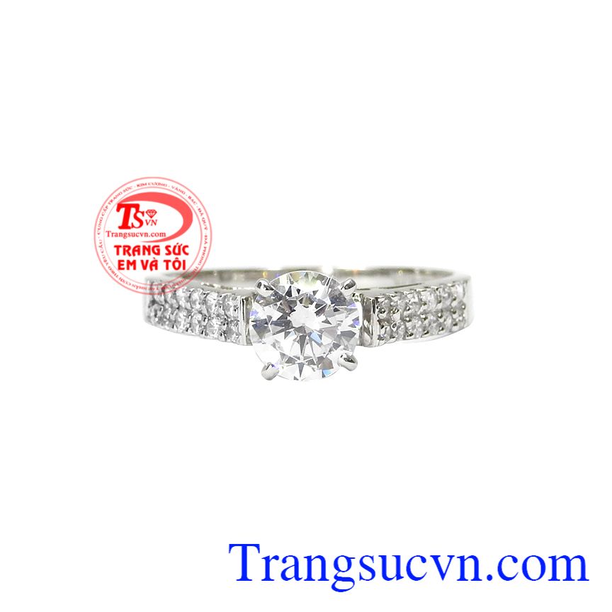 Nhẫn nữ vàng trắng nàng thơ, Nhẫn nữ vàng tây đẹp, Nhẫn nữ thời trang Nhẫn nữ vàng trắng nàng thơ, Nhẫn nữ vàng tây đẹp, Nhẫn nữ thời trang