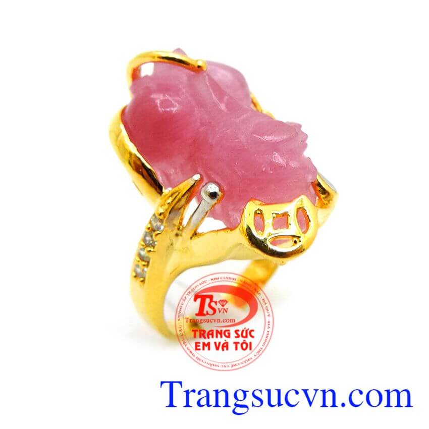 Nhẫn nữ vàng tỳ hưu hồng, nhẫn nữ vàng Nhẫn nữ vàng tỳ hưu hồng, nhẫn nữ vàng