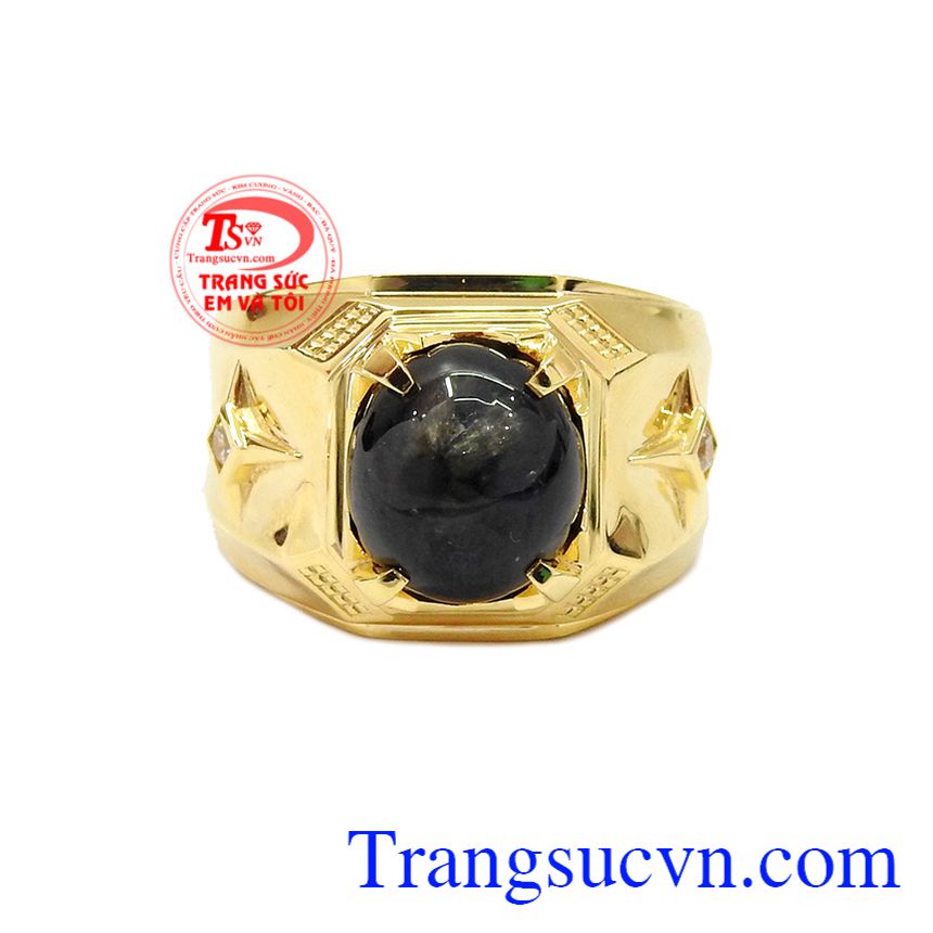 Nhẫn sapphir thiên nhiên thời trang, nhẫn nam đẹp Nhẫn sapphir thiên nhiên thời trang, nhẫn nam đẹp