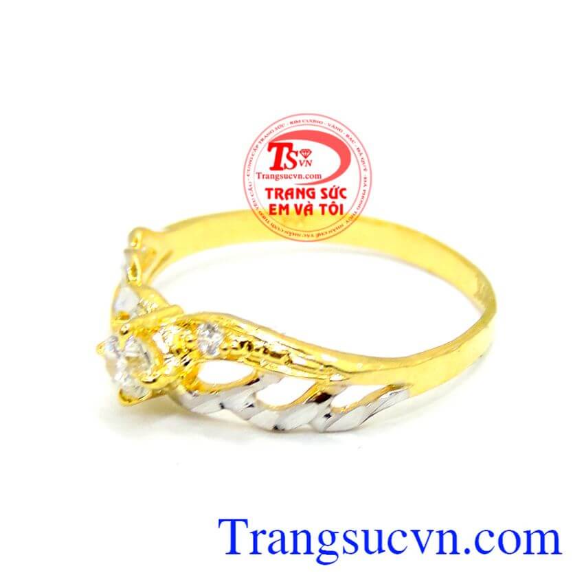 Nhẫn vàng chắp cánh tình yêu, nhẫn nữ vàng Nhẫn vàng chắp cánh tình yêu, nhẫn nữ vàng