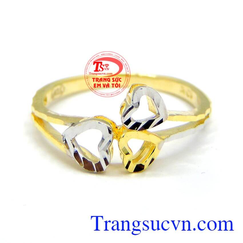 Nhẫn vàng gia đình hạnh phúc, nhẫn nữ vàng Nhẫn vàng gia đình hạnh phúc, nhẫn nữ vàng