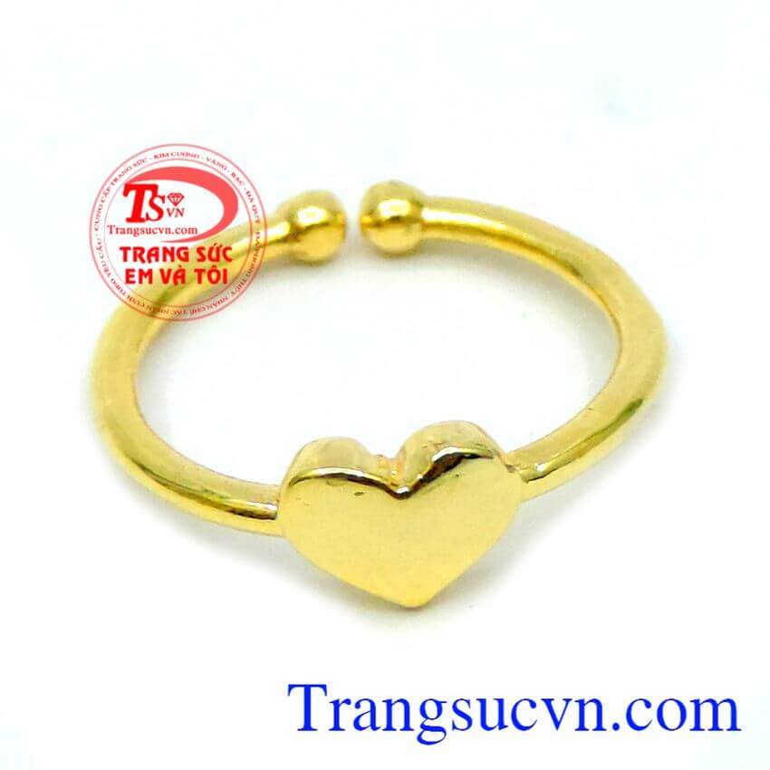 Nhẫn vàng nữ trái tim, nhẫn nữ vàng Nhẫn vàng nữ trái tim, nhẫn nữ vàng