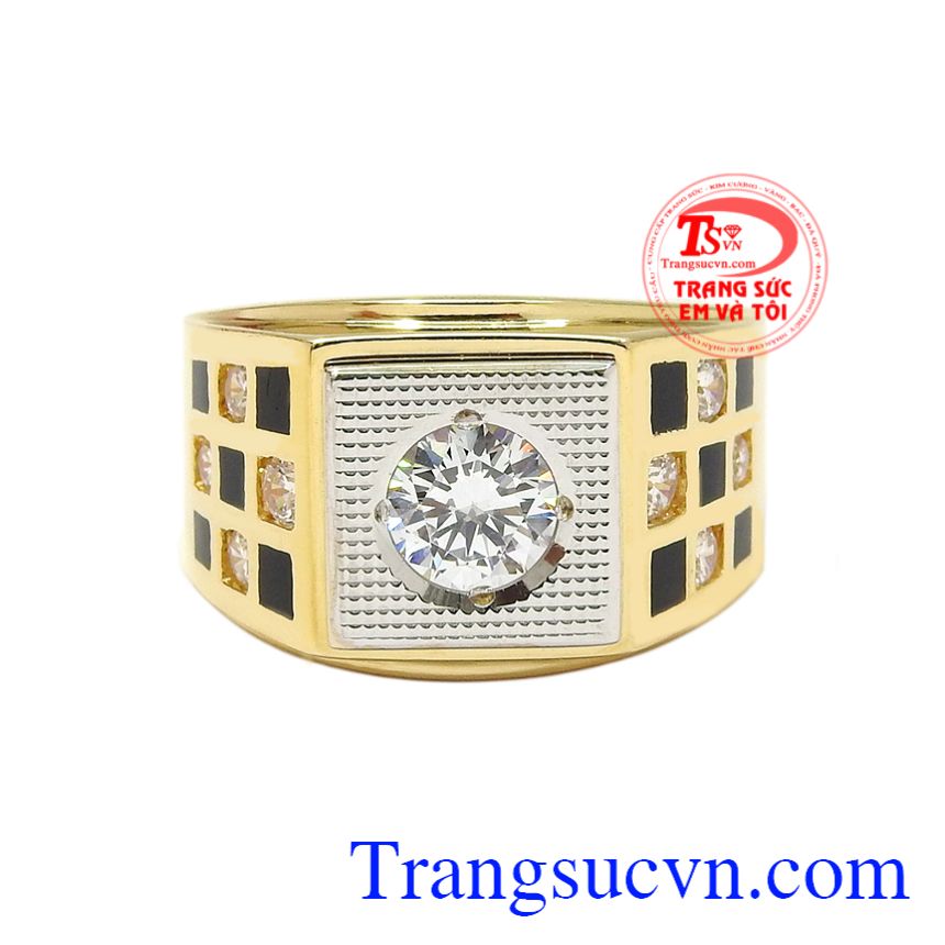 Nhẫn vàng phong cách nam giới, Nhẫn nam thời trang, Nhẫn nam cao cấp Nhẫn vàng phong cách nam giới, Nhẫn nam thời trang, Nhẫn nam cao cấp