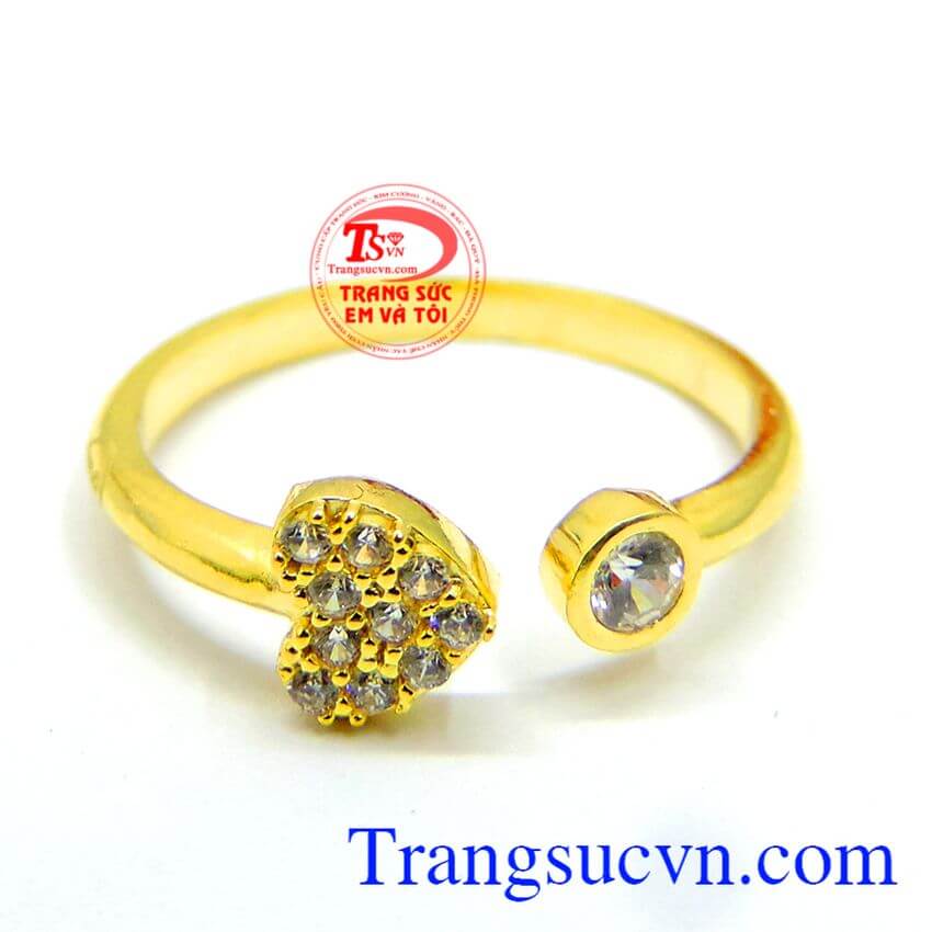 Nhẫn vàng quả tim, nhẫn nữ vàng Nhẫn vàng quả tim, nhẫn nữ vàng