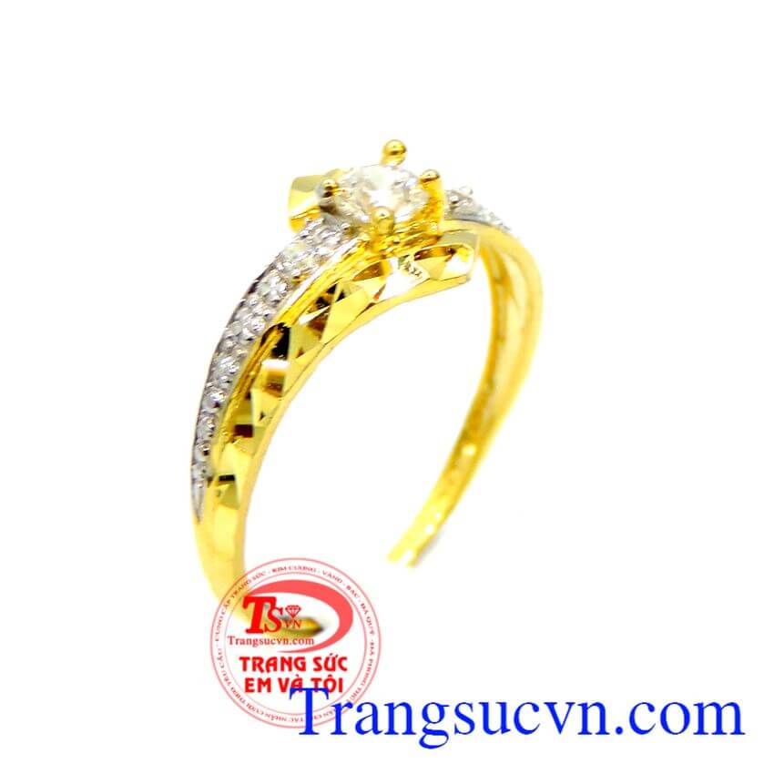 Nhẫn vàng quý phái, nhẫn nữ vàng Nhẫn vàng quý phái, nhẫn nữ vàng
