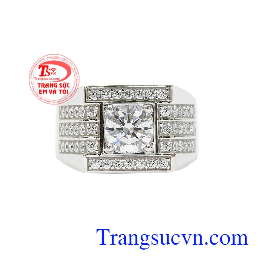 Nhẫn vàng trắng nam nhập khẩu, Nhẫn nam vàng tây, Nhẫn nam vàng thời thượng Nhẫn vàng trắng nam nhập khẩu, Nhẫn nam vàng tây, Nhẫn nam vàng thời thượng