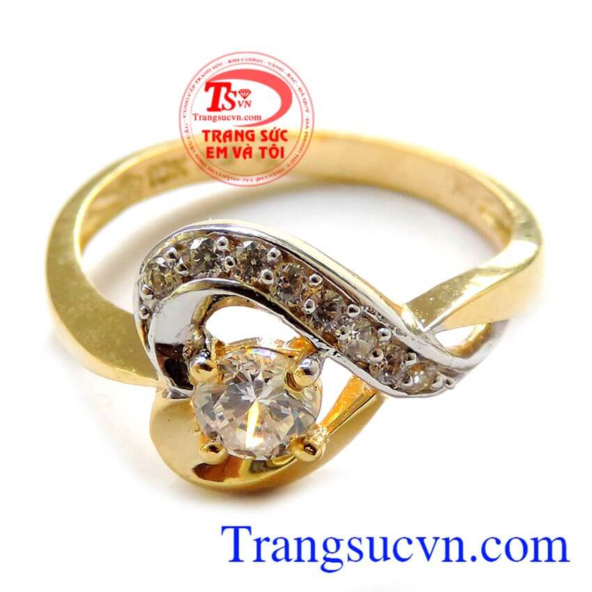 Trái tim ngọt ngào, nhẫn nữ vàng Trái tim ngọt ngào, nhẫn nữ vàng