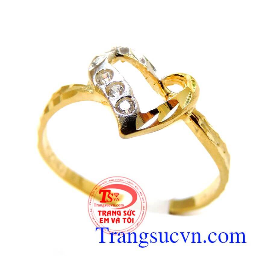 Trái tim vàng nhẫn nữ, nhẫn nữ vàng Trái tim vàng nhẫn nữ, nhẫn nữ vàng