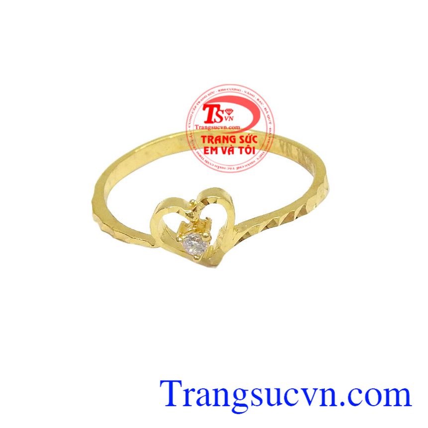 Trái tim vàng nhẫn, nhẫn nữ vàng Trái tim vàng nhẫn, nhẫn nữ vàng