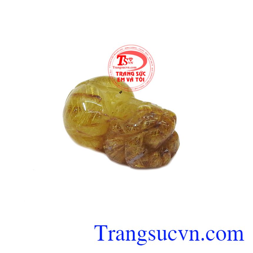 Tỳ hưu thạch anh tóc thiên nhiên thịnh vượng, thạch anh tóc Tỳ hưu thạch anh tóc thiên nhiên thịnh vượng, thạch anh tóc