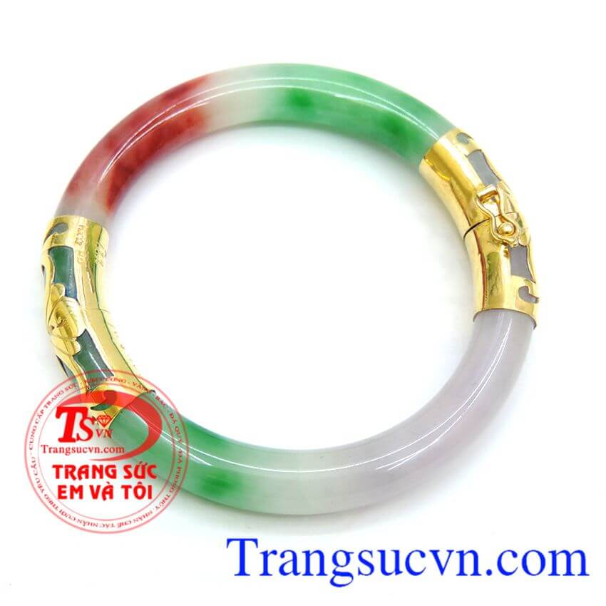Vòng ngọc tứ quý bọc vàng, vòng tay vàng Vòng ngọc tứ quý bọc vàng, vòng tay vàng