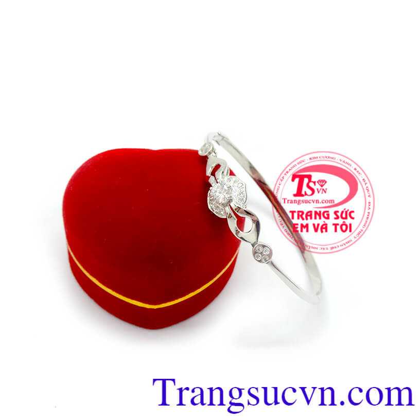 Vòng tay vàng trắng 14k, vòng tay vàng Vòng tay vàng trắng 14k, vòng tay vàng
