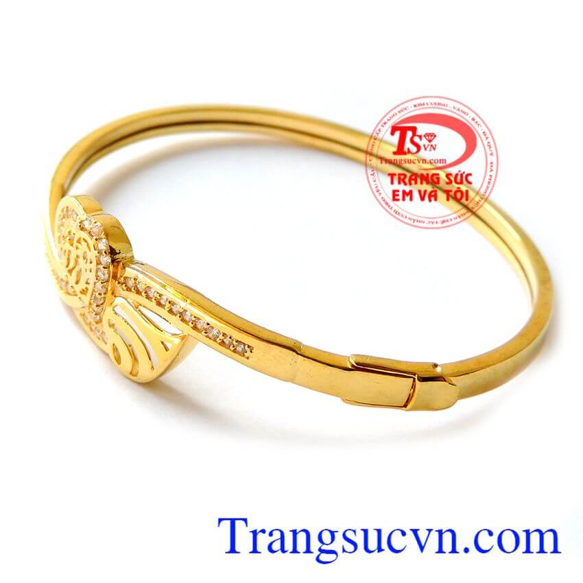 Vòng Trái tim biết yêu, vòng tay vàng tây Vòng Trái tim biết yêu, vòng tay vàng tây