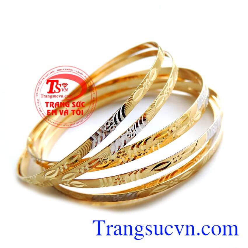 Vòng tuần tình yêu, vòng tay vàng tây Vòng tuần tình yêu, vòng tay vàng tây