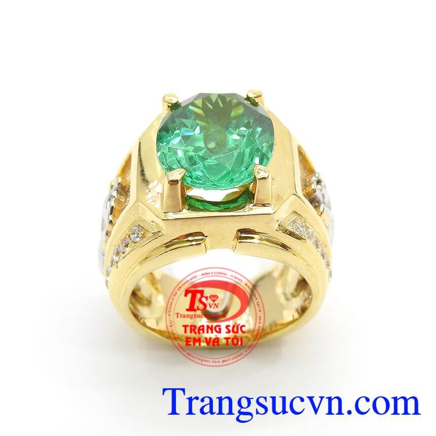 Nhẫn Nam Mặt Đá Cá Tính, Chiếc nhẫn nam vàng tây, Nhẫn nam đá đẹp