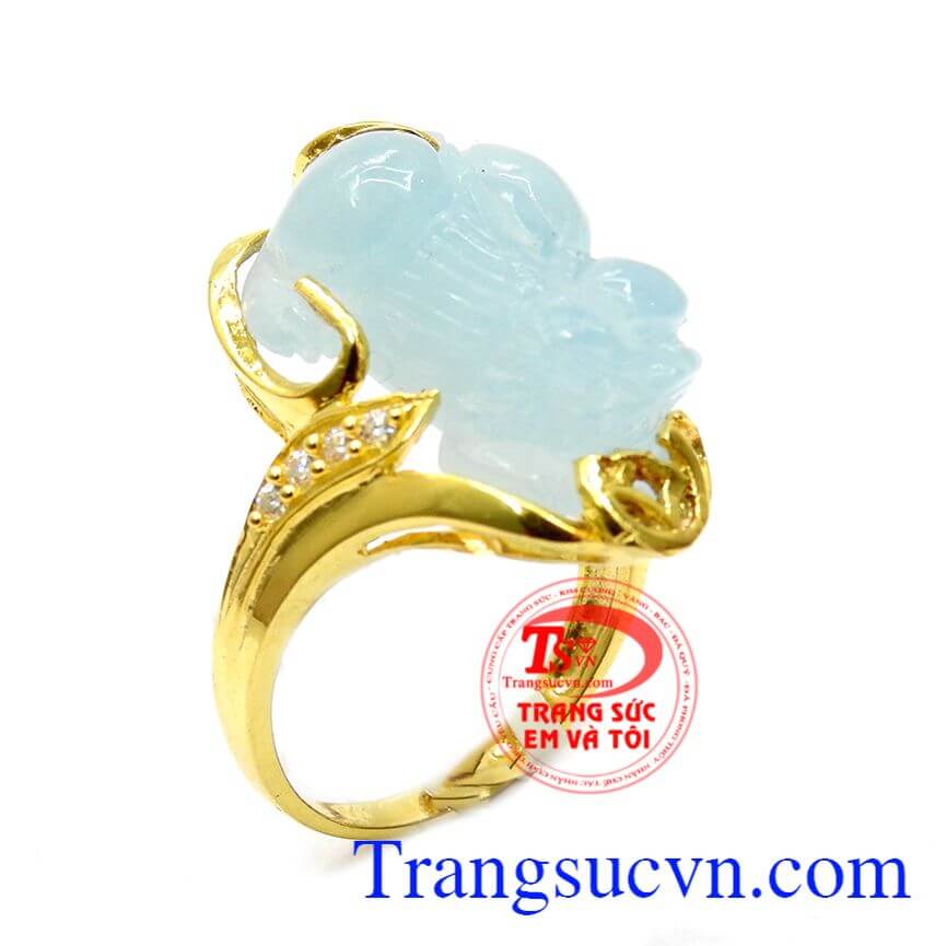 Nhẫn nữ Tỳ Hưu tài lộc may mắn,Nhẫn nữ Tỳ Hưu ngọc thiên nhiên, Nhẫn nữ đẹp