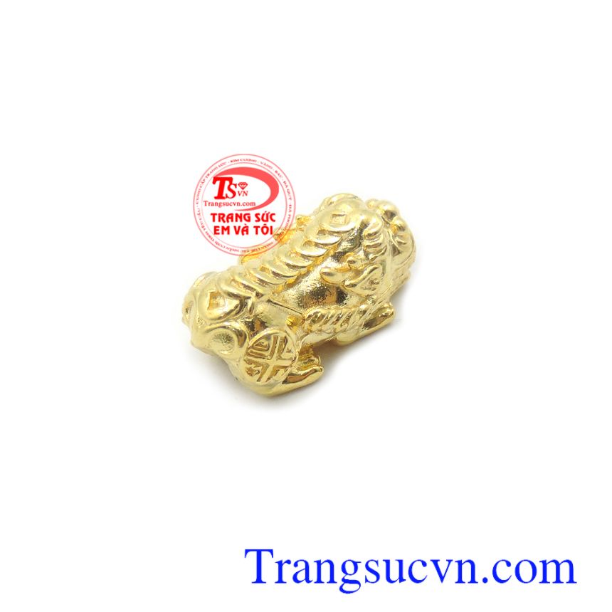 Mặt dây tỳ hưu may mắn 10k, mặt dây chuyền nam, tỳ hưu vàng