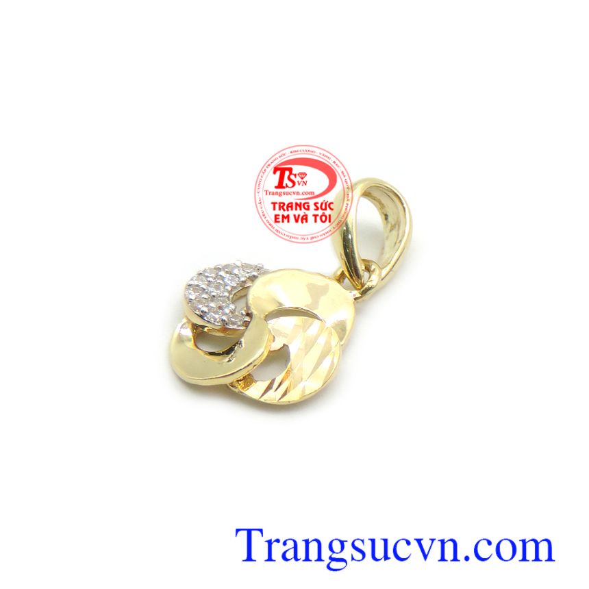 Mặt dây nữ Korea sang trọng, mặt dây chuyền vàng, mặt dây nữ đẹp