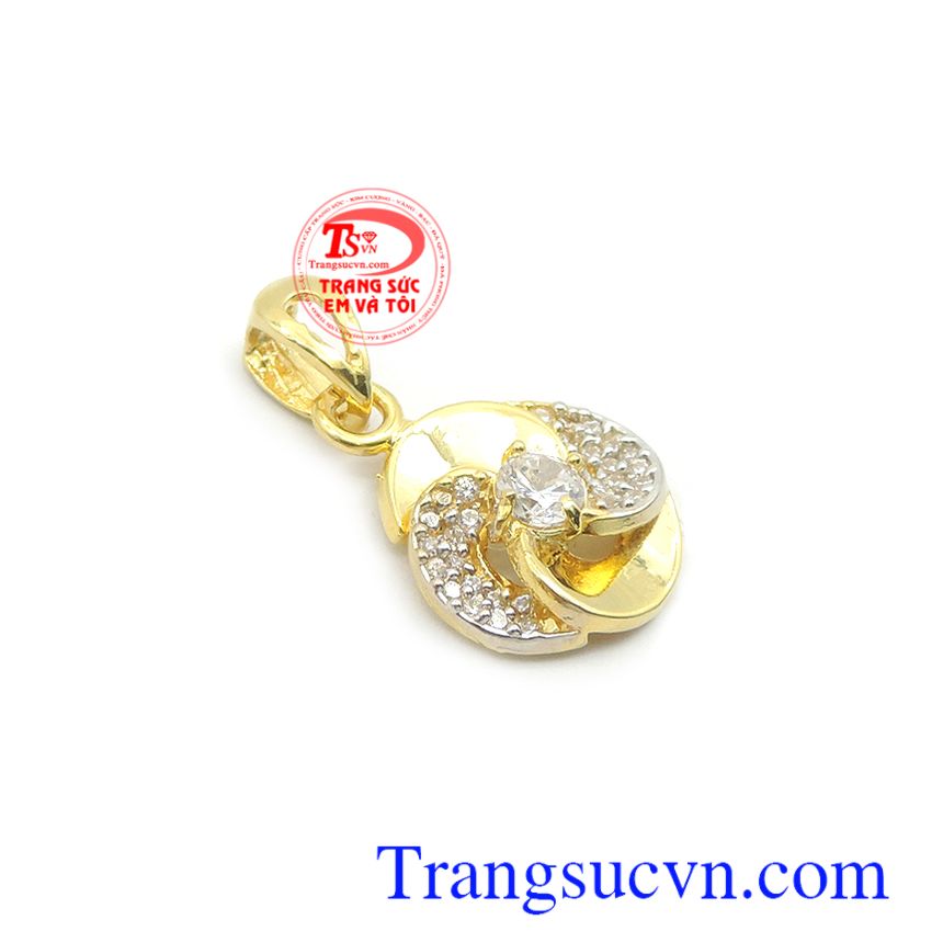 Mặt dây nữ vàng 10k thời thượng, mặt dây chuyền vàng, mặt dây vàng tây