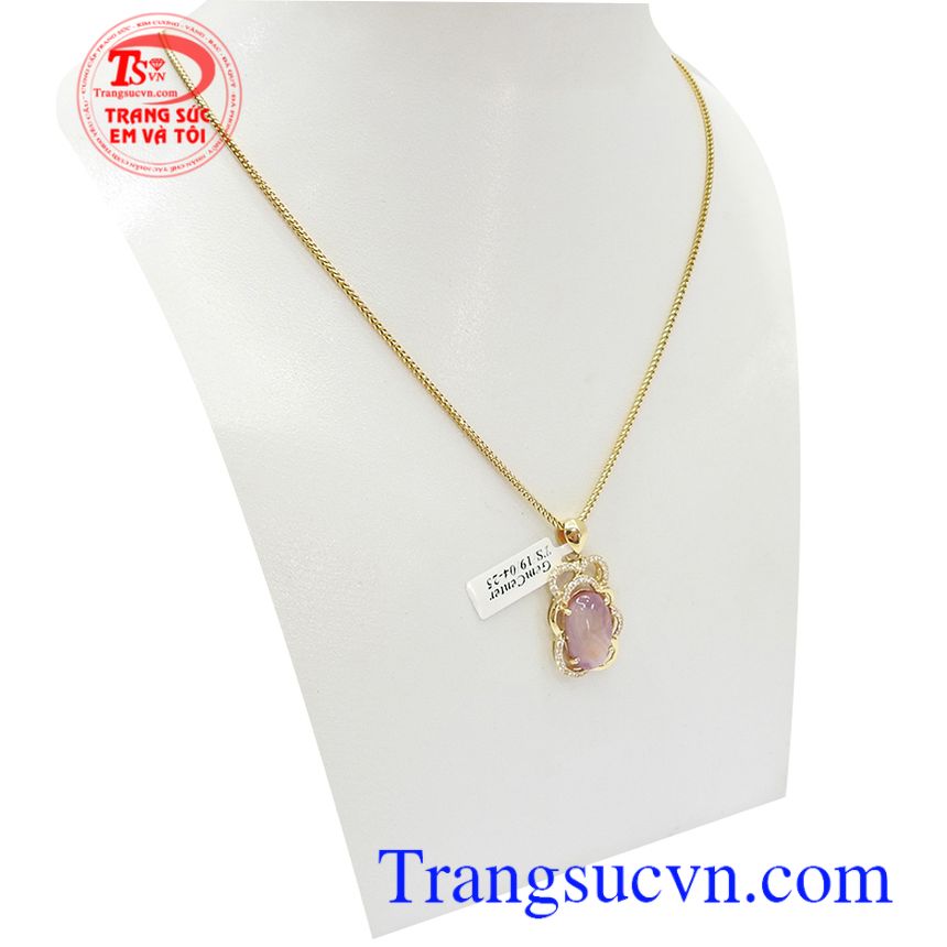 Bộ dây chuyền Sapphire tài lộc, trang sức bộ, bộ dây chuyền nữ