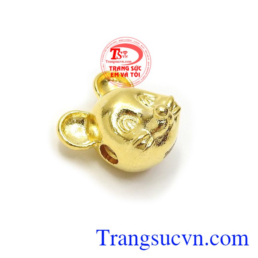 Charm vàng tuổi Tý, Mặt dây chuyền vàng, mặt dây vàng tài lộc Charm vàng tuổi Tý, Mặt dây chuyền vàng, mặt dây vàng tài lộc