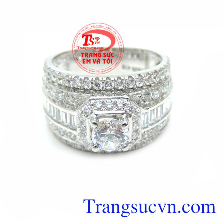 Chiếc Nhẫn Nam Cầu Kỳ, Nhẫn nam vàng trắng, nhẫn nam thời trang sang trọng Chiếc Nhẫn Nam Cầu Kỳ, Nhẫn nam vàng trắng, nhẫn nam thời trang sang trọng