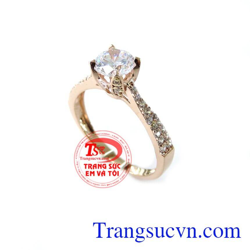 Chiếc Nhẫn Nữ Vàng Hồng Xinh, nhẫn nữ vàng, nhẫn nữ thời trang sang trọng Chiếc Nhẫn Nữ Vàng Hồng Xinh, nhẫn nữ vàng, nhẫn nữ thời trang sang trọng