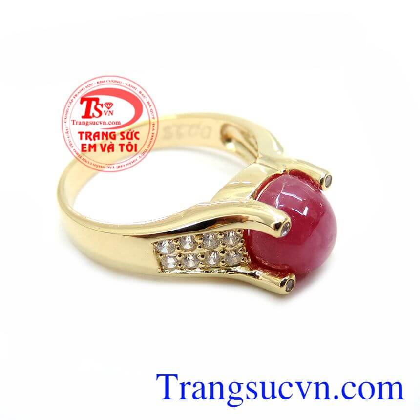Chiếc Nhẫn Ruby Hộ Mệnh, Nhẫn Nữ Ruby, nhẫn nữ vàng sang trọng