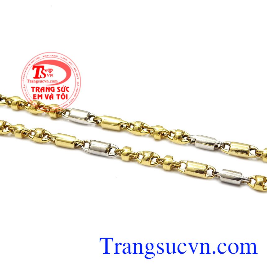Dây chuyền nam phá cách, dây vàng Ý 18k nam Dây chuyền nam phá cách, dây vàng Ý 18k nam