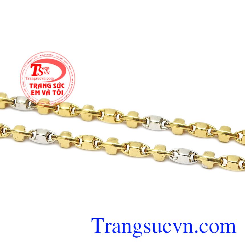 Dây chuyền nam thiết kế, dây vàng Ý 18k nam Dây chuyền nam thiết kế, dây vàng Ý 18k nam