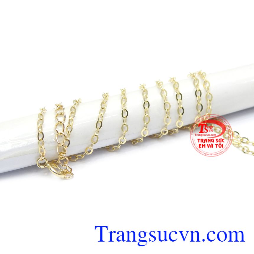 Dây chuyền nữ duyên dáng vàng 10k, Dây chuyền vàng, dây chuyền nữ