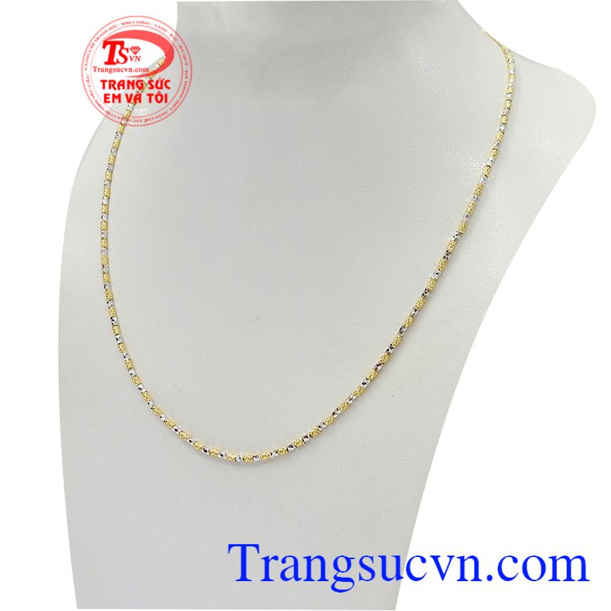 Dây chuyền nữ vàng tây phong cách, dây vàng 18k nữ Ý, dây chuyền Ý đẹp Dây chuyền nữ vàng tây phong cách, dây vàng 18k nữ Ý, dây chuyền Ý đẹp