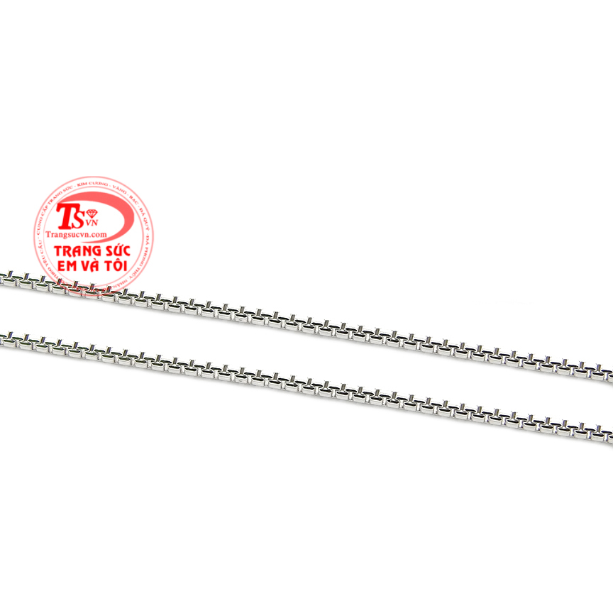 Dây chuyền vàng trắng quyến rũ, Dây chuyền vàng tây, Dây chuyền nữ thời trang Dây chuyền vàng trắng quyến rũ, Dây chuyền vàng tây, Dây chuyền nữ thời trang