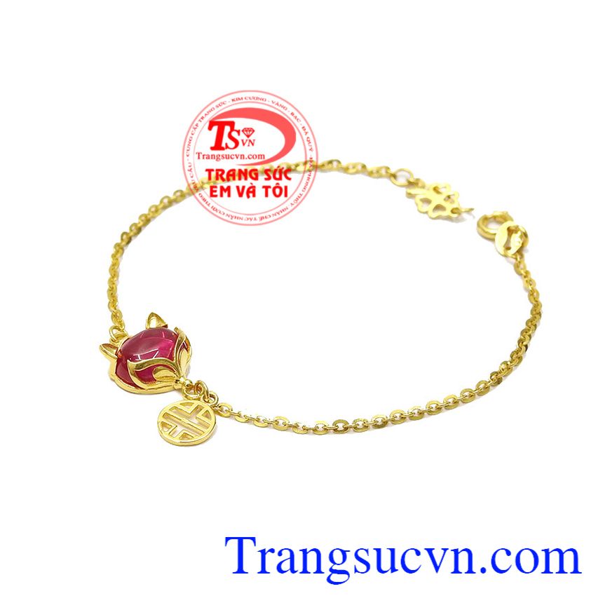 Lắc tay hồ ly quyến rũ, lắc tay vàng Lắc tay hồ ly quyến rũ, lắc tay vàng